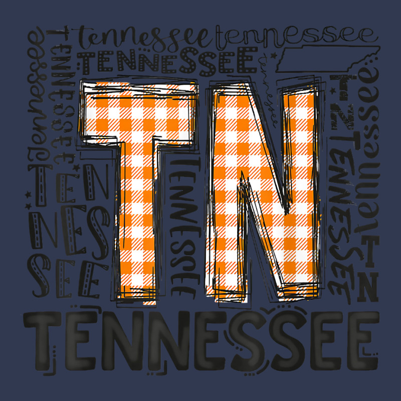 Tennessee State Flag Orange Plaid Tn T Shirt Basic T-shirt by cm-arts | Artistshot