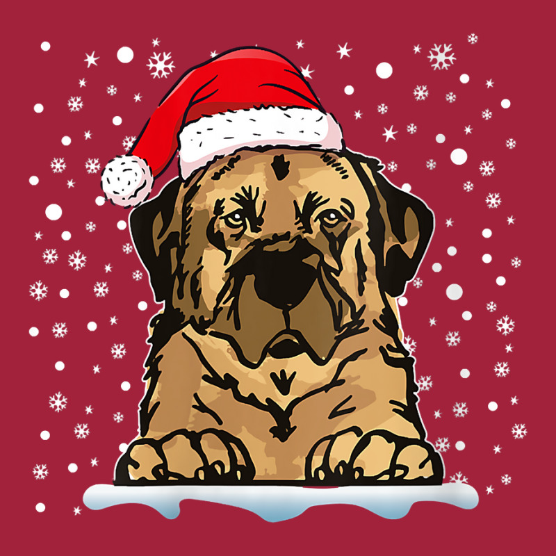 Womens Anatolian Shepherd Dog Christmas Santa Hat Matching Family V Ne Basic Youth T-shirt by cm-arts | Artistshot