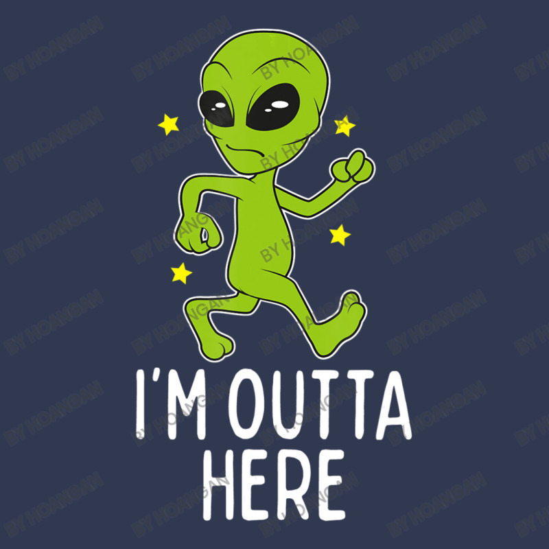 I'm Outta Here Alien Storm Area 51 Alien Running Away Basic Youth T-shirt by hoangan | Artistshot