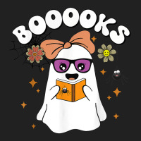 Booooks Ghost Read Library Books Halloween Teacher Shirt Basic T-shirt | Artistshot