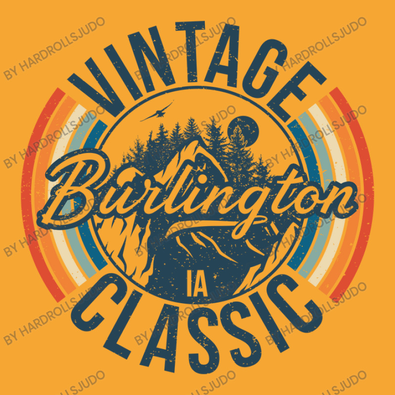 I Love Burlington Iowa Retro Vintage Classic Limited Edition Basic T-shirt | Artistshot