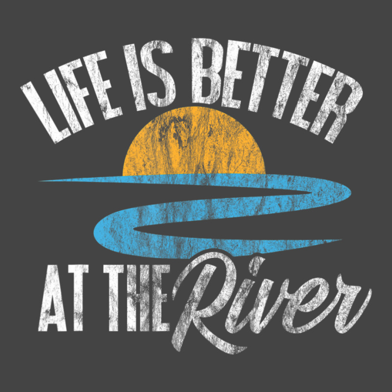 River Floating Quote Life Is Better At The River Camping Basic T-shirt by cm-arts | Artistshot