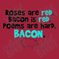 Bacon  Red Basic T-shirt | Artistshot