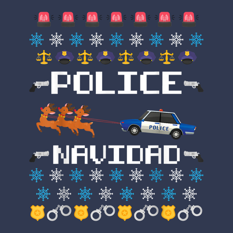 Police Navidad Ugly Christmas Sweater Funny Policeman X Mas T Shirt Basic T-shirt | Artistshot