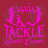 Tackle Awareness American Football Pink Ribbon Basic T-shirt | Artistshot