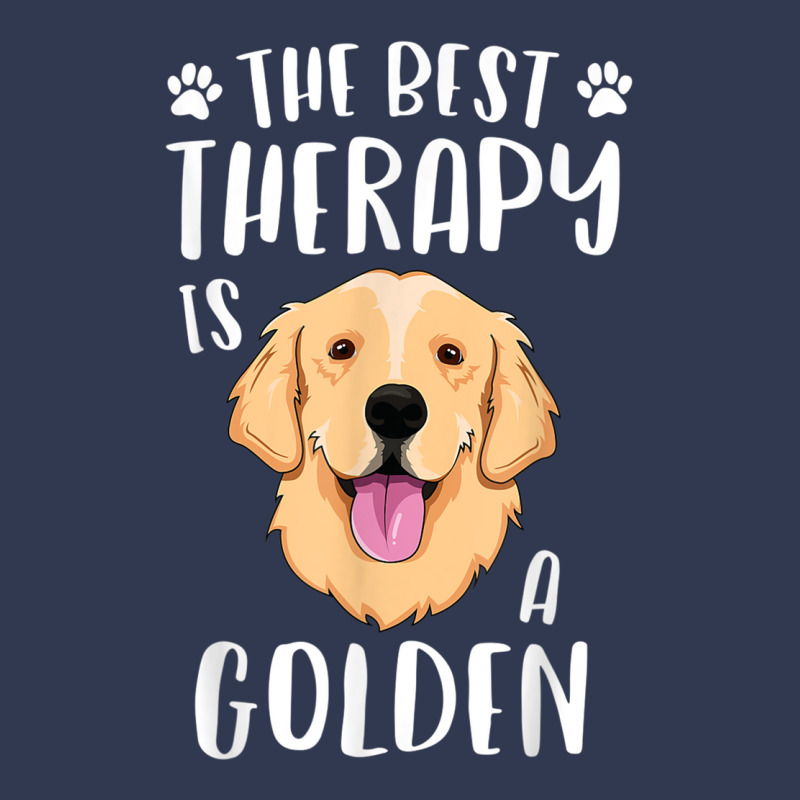 The Best Therapy Is A Golden Retriever Fur Mama Women Dog Basic T-shirt by DevynGiorgio | Artistshot