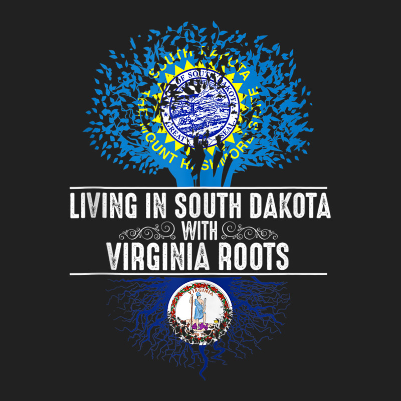 South Dakota Home Virginia Roots State Tree Flag Gift Tank Top Basic T-shirt | Artistshot