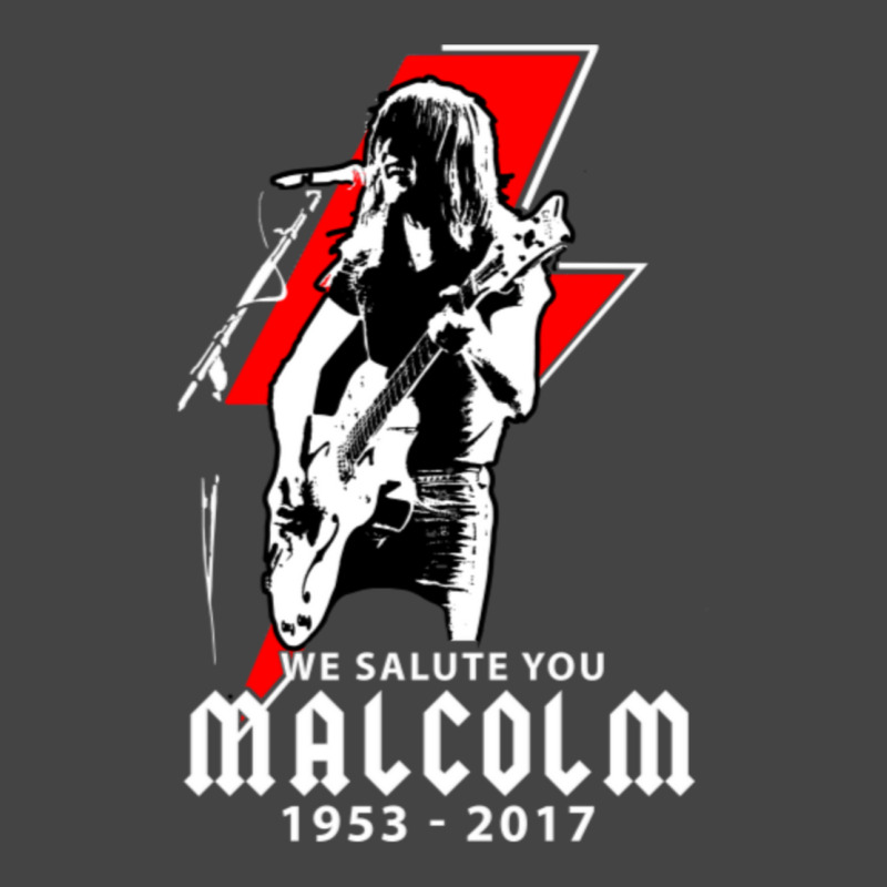 Malcolm Young Malcolm Young  We Salute You Basic T-shirt by JULIUSGERADEAU | Artistshot