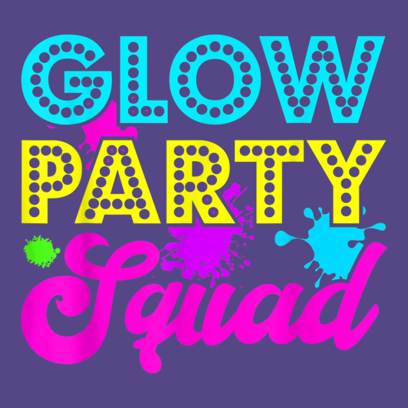 Glow Party Squad Halloween Costume Party Colorful Basic T-shirt | Artistshot