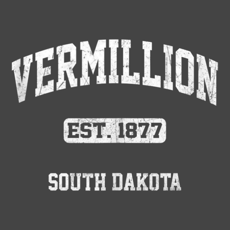 Vermillion South Dakota Sd Vintage State Athletic Style Tank Top Basic T-shirt by cm-arts | Artistshot