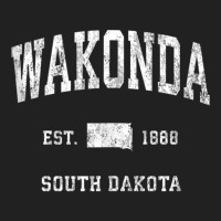 Wakonda South Dakota Sd Vintage Athletic Sports Design Tank Top Basic T-shirt | Artistshot