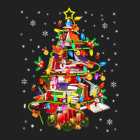 Xmas Tree Library Xmas Lights Tree Book Lover Librarian T Shirt Basic Youth T-shirt | Artistshot