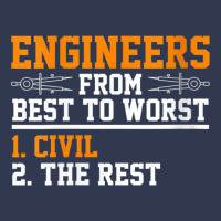 Womens Engineers Best To Worst Civil Engineer Dad V Neck T Shirt Basic Youth T-shirt | Artistshot