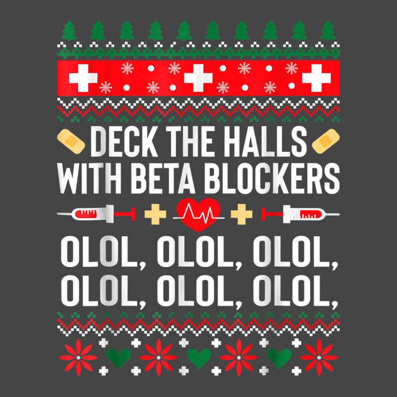 Christmas Nurse Funny Deck The Halls With Beta Blockers T Shirt Basic Youth T-shirt by caneypga | Artistshot