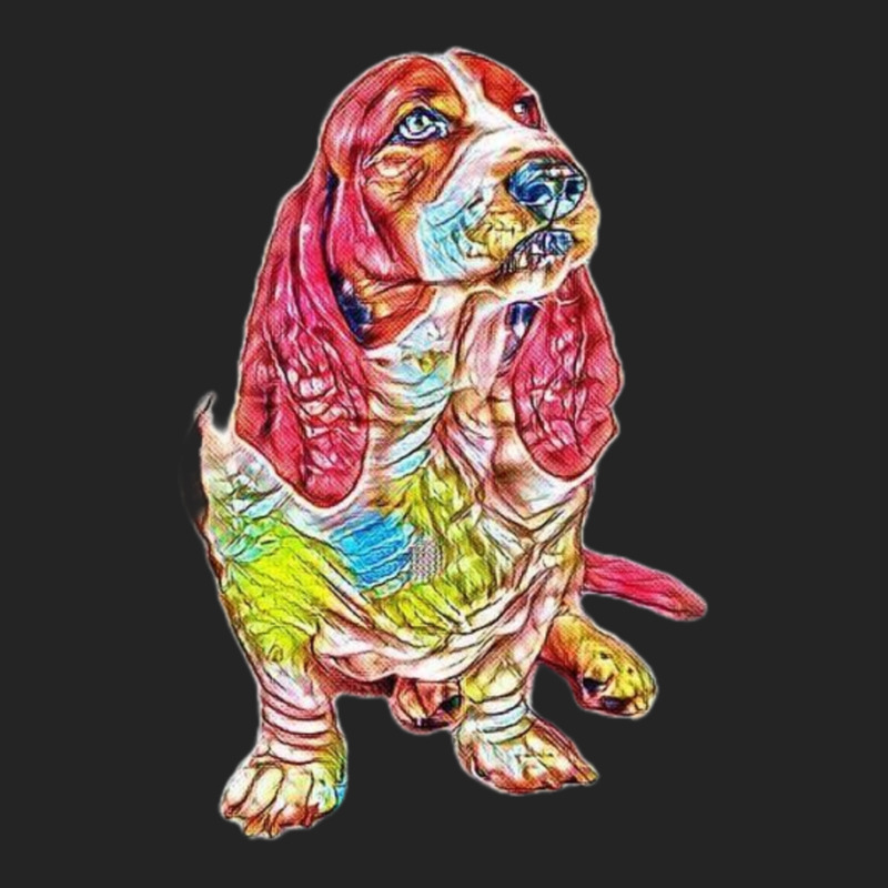 An Upset Basset Hound Dog Wit 3/4 Sleeve Shirt | Artistshot