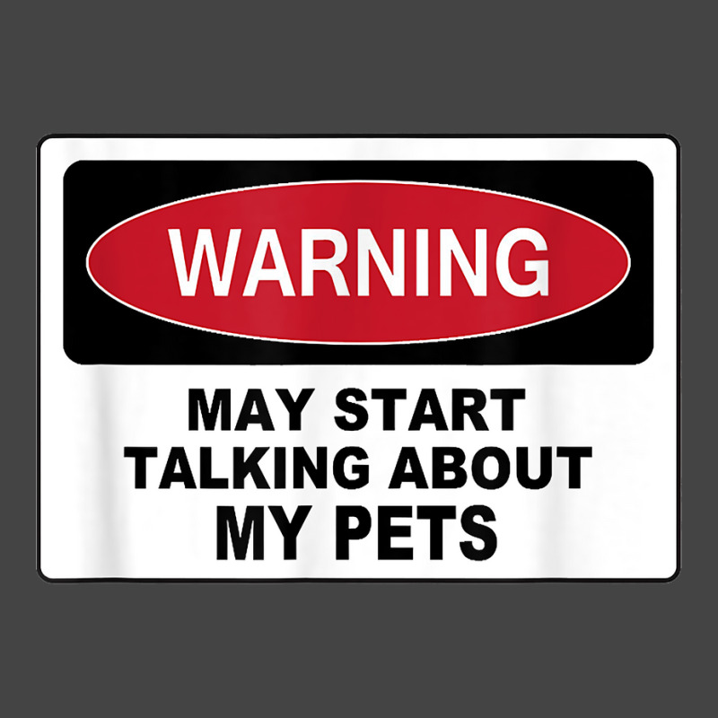 Warning Talking Abt My Pets Dog Cat Fish Graphic Novelty Fun T Shirt Basic Youth T-shirt by cm-arts | Artistshot