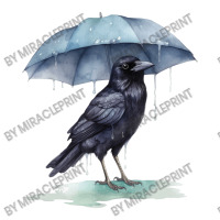 Raven Playing In The Rain With An Umbrella Novelty Maternity Scoop Neck T-shirt | Artistshot