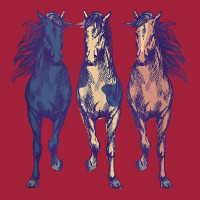 3 Wild Horses Running Around Tshirt Graphic Horse Art Tank Top Basic Youth T-shirt | Artistshot