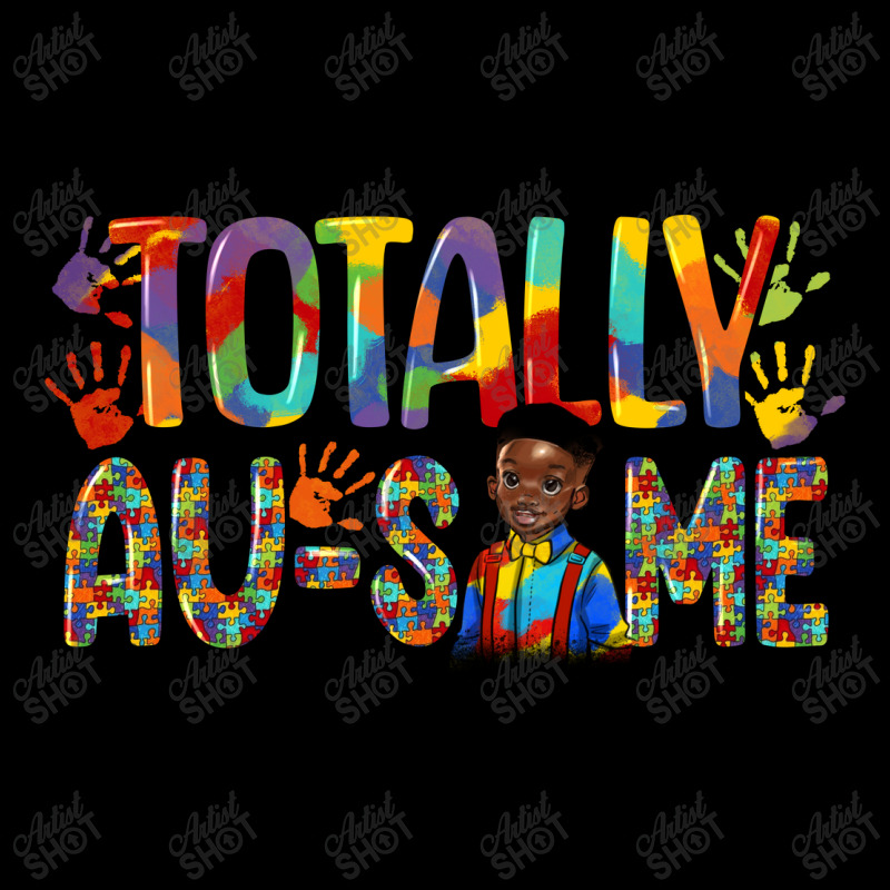 Totally Au-some Black Boy Youth Zipper Hoodie by afrowomandigitalshop@gmail.com | Artistshot