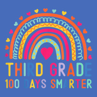 Third Grade 100 Days Smarter Rainbows 100th Day Of School Basic T-shirt | Artistshot