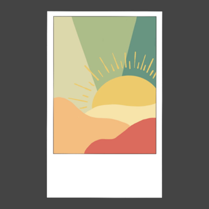 Polaroid Sunset Basic T-shirt by cm-arts | Artistshot