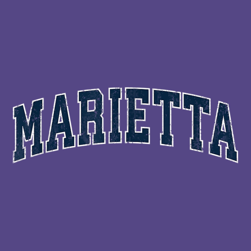 Marietta Georgia Ga Vintage Sports Design Navy Design Basic T-shirt | Artistshot