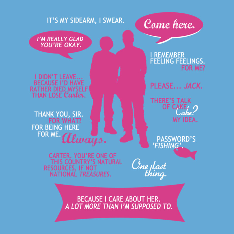 Stargate Sg1  Sam Amp Jack Quotes (pinkwhite Design) Fitted Basic T-shirt by cm-arts | Artistshot