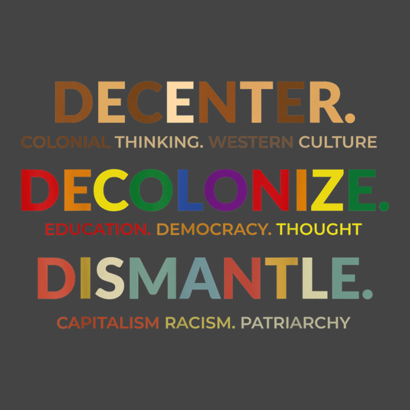 Decenter Decolonize Dismantle T Shirt Basic T-shirt | Artistshot