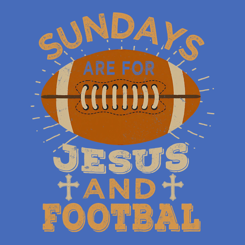 Football Sundays Are For Jesus And Football 182 Basic T-shirt by cm-arts | Artistshot