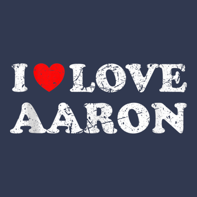 Distressed Grunge Worn Out Style I Love Aaron Tank Top Basic T-shirt by cm-arts | Artistshot