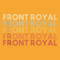 Front Royal Virginia Front Royal Va Retro Vintage Text Tank Top Basic T-shirt | Artistshot