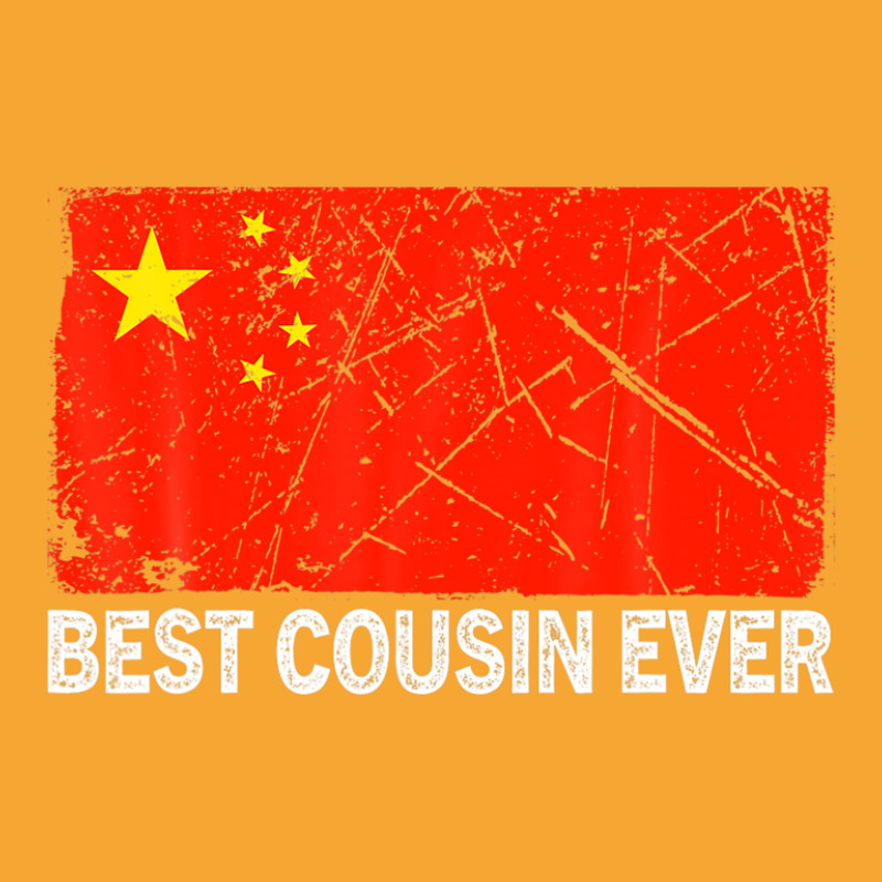 Retro Best Cousin Ever China Flag Distressed Father's Day Basic T-shirt | Artistshot