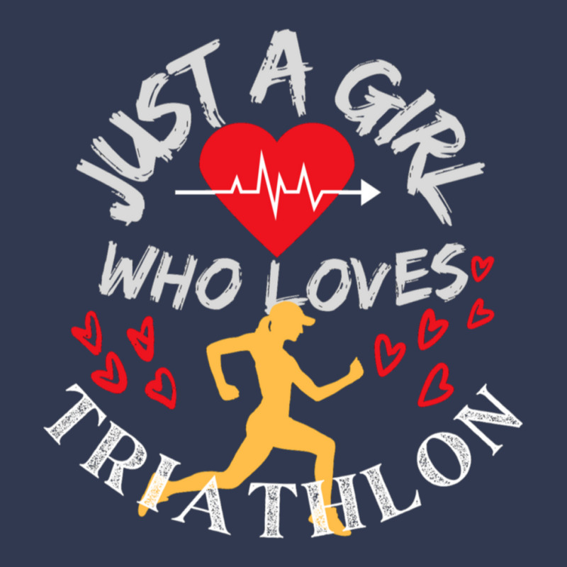 Triathlete Definition Just A  Who Loves Triathlon Basic T-shirt by cm-arts | Artistshot