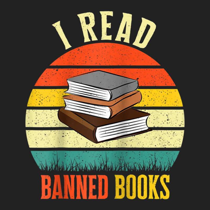 I Read Banned Books Tshirt Bookmark Funny Readers Reading Raglan Baseb Basic T-shirt by cm-arts | Artistshot