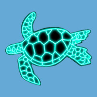 Neon Sea Turtle Basic T-shirt | Artistshot