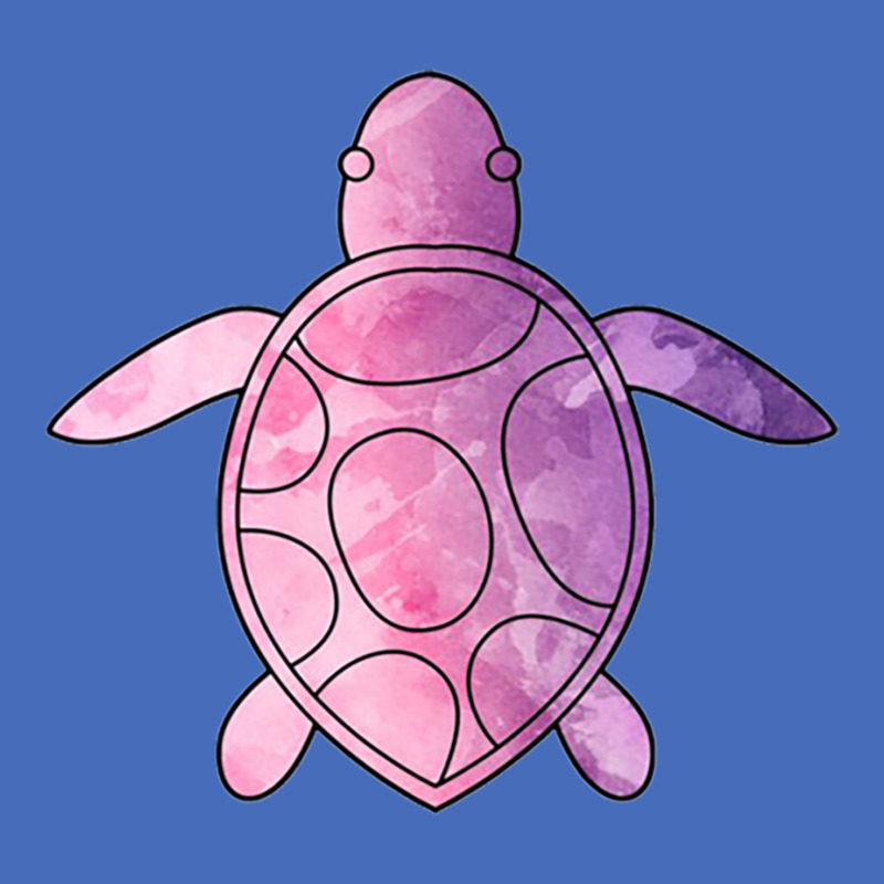 Sea Turtle Purple Watercolor Basic T-shirt | Artistshot