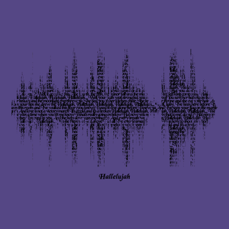 Hallelujah Song Lyric Soundwave (for Light Backgrounds) Basic T-shirt | Artistshot