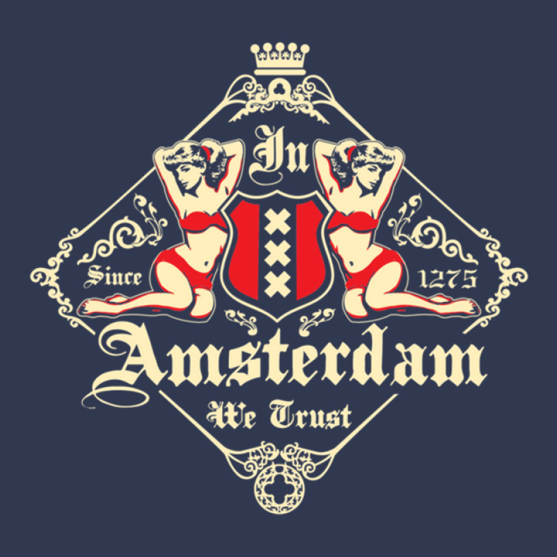 In Amsterdam We Trust Basic T-shirt by SteveHunter | Artistshot