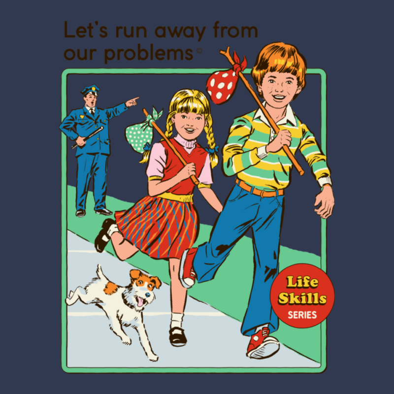 Let's Run Away Basic T-shirt by LeeEdwardWalmsley | Artistshot