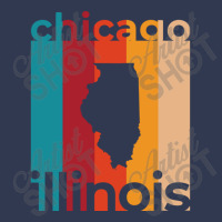 Chicago Illinois Retro Basic T-shirt | Artistshot