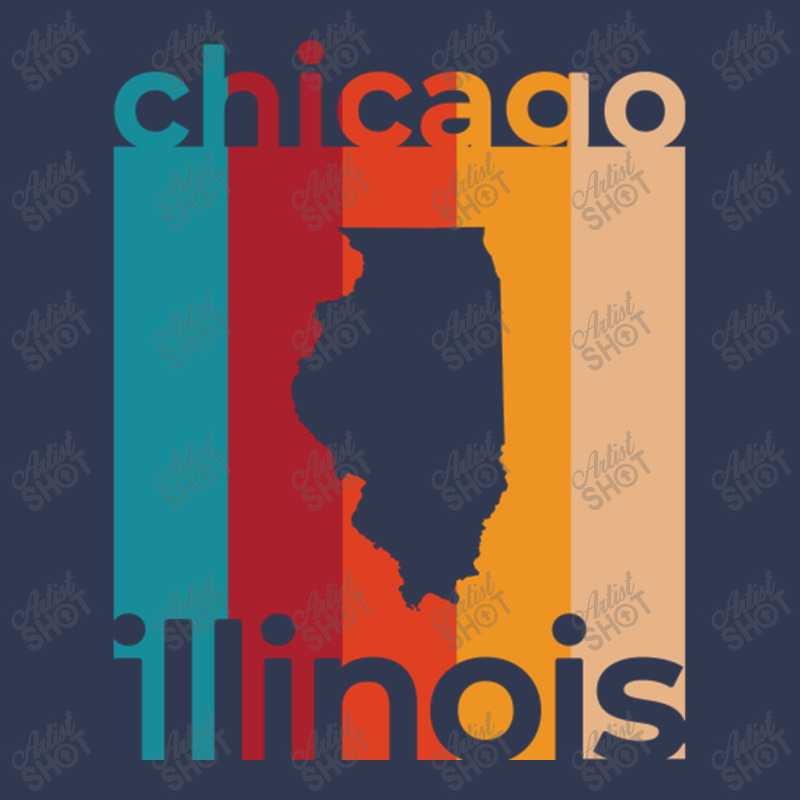 Chicago Illinois Retro Basic T-shirt by TerriBeverly | Artistshot