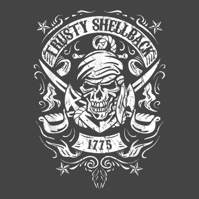 Trusty Shellback Skull And Swords Equator Crossing Naval Art Basic T-shirt | Artistshot