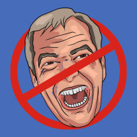 Nigel Farage No Road Sign Illustration Basic T-shirt | Artistshot