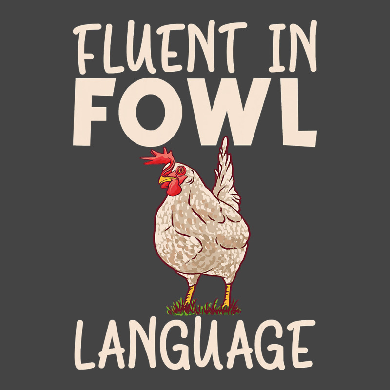 Chicken Chick Fluent In Fowl Language Hen Chicken Lover 80 Rooster Hen Basic T-shirt | Artistshot