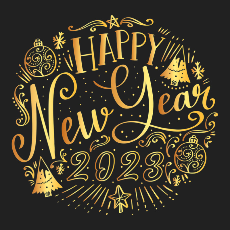 Happy New Year 2023 Basic T-shirt | Artistshot