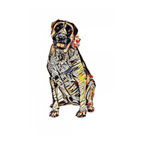 A Pretty Large Breed English Sticker | Artistshot