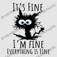 Its Fine Im Fine Everything Is Fine Funny Cat Medium-length Apron | Artistshot