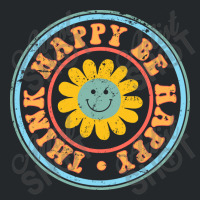 Think Happy Be Happy Crewneck Sweatshirt | Artistshot