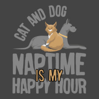 Cat And Dog Naptime Is My Happy Hour                      (2) Basic T-shirt | Artistshot