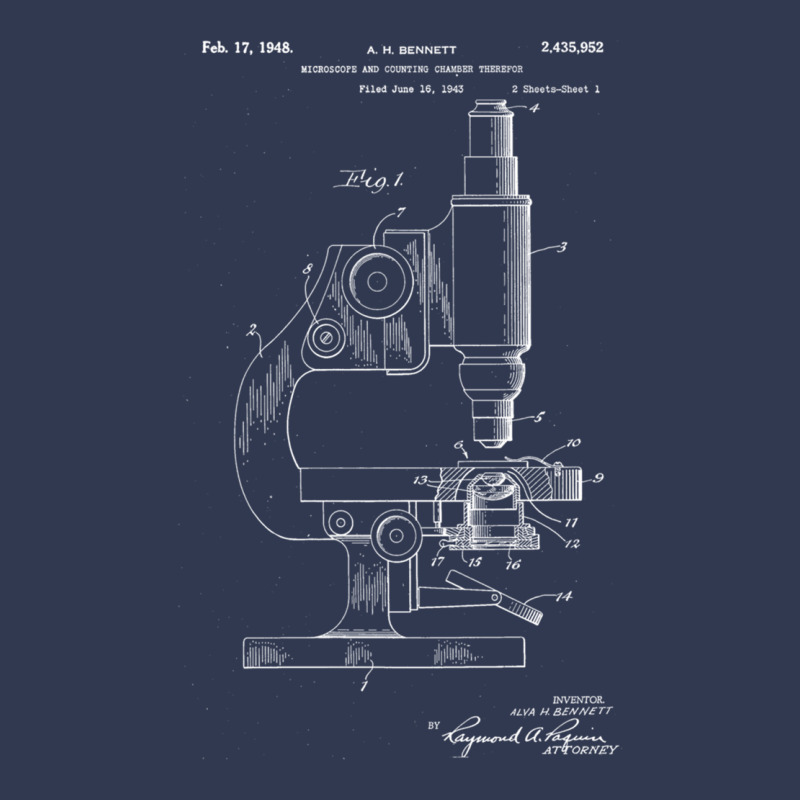 Microscope Patent Basic T-shirt | Artistshot